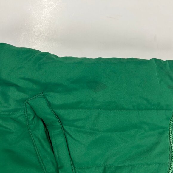 0416 NY&C Green Puffer Vest Quilted Zip-Up Sleeveless Jacket • Winter Layering - Picture 5 of 10